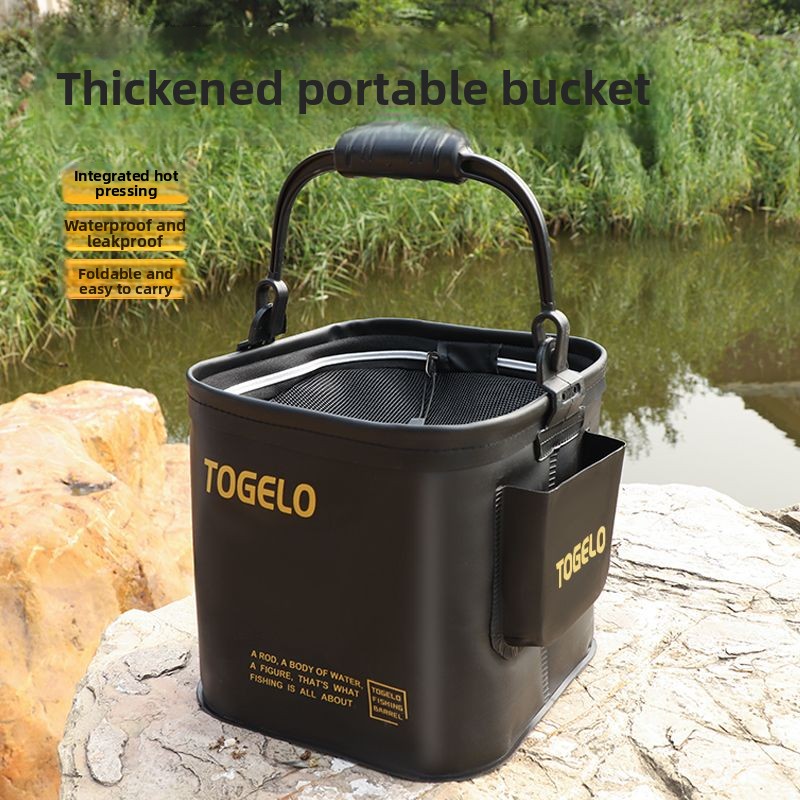 Fishing Equipment Us - 물고기 양동이 새로운 접이식 낚시 양동이