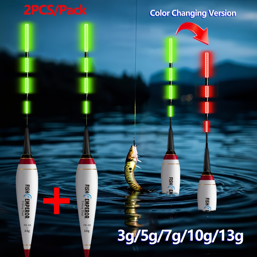 Fishing Equipment Ebay - 바이트 플로트 2개 지능형 변색 전자
