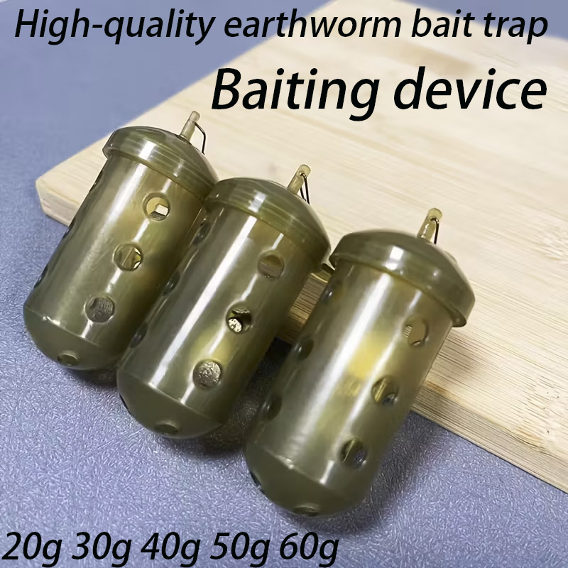 Fishing Equipment Ebay - 원통형 낚시 미끼 케이지, 통풍구 -