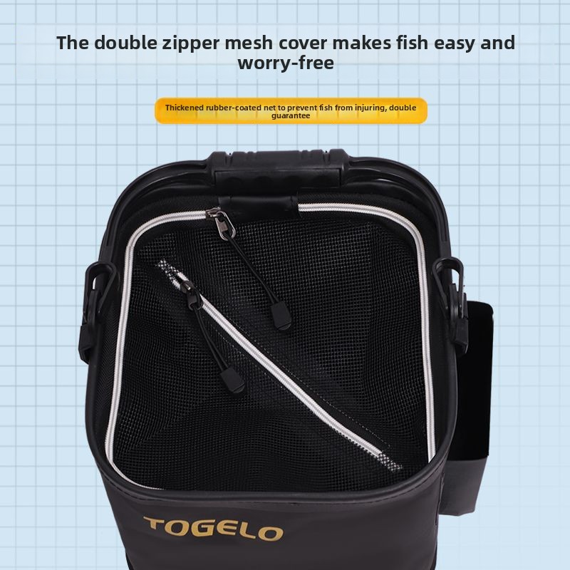 물고기 양동이 새로운 접이식 낚시 양동이 야생 낚시를위 - Fishing Equipment Us 리뷰 및 가격