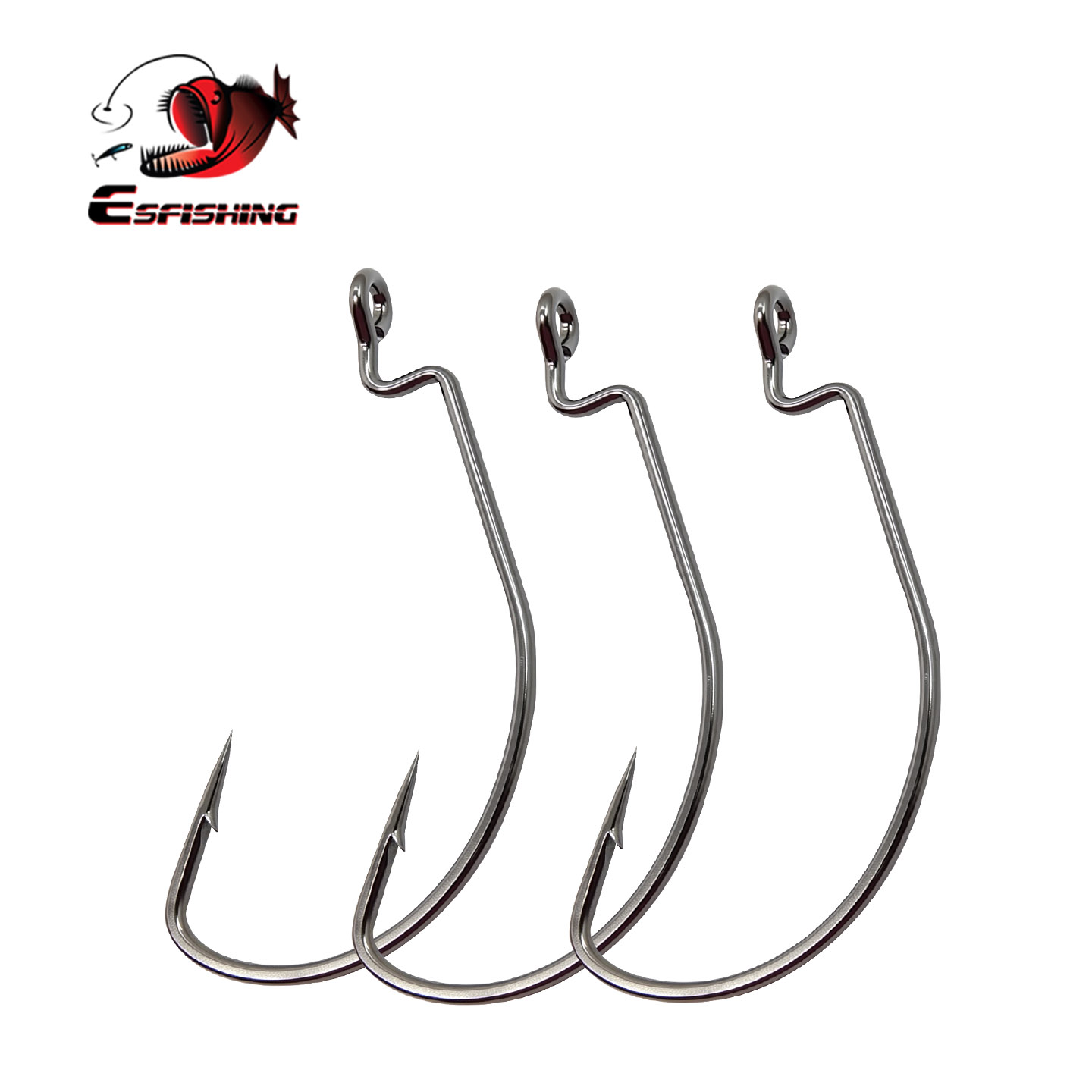 ESFISHING 오프셋 훅 탄소강 낚시 바늘 크랭크  - Fishing Equipment Ebay 리뷰 및 가격