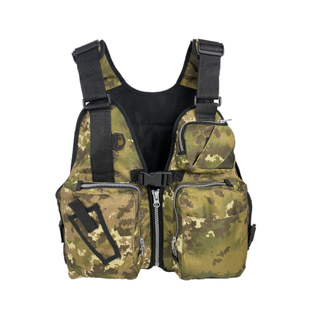 여러 개의 포켓이 있는 야외 낚시 조끼 호루라기가 있는 - Fishing Equipment Us 리뷰 및 가격