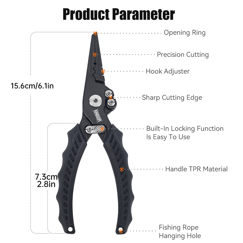 왕국 낚시 펜치 다기능 분할 링 와이어 커터 후크 리무 - Fishing Equipment Hanger 리뷰 및 가격