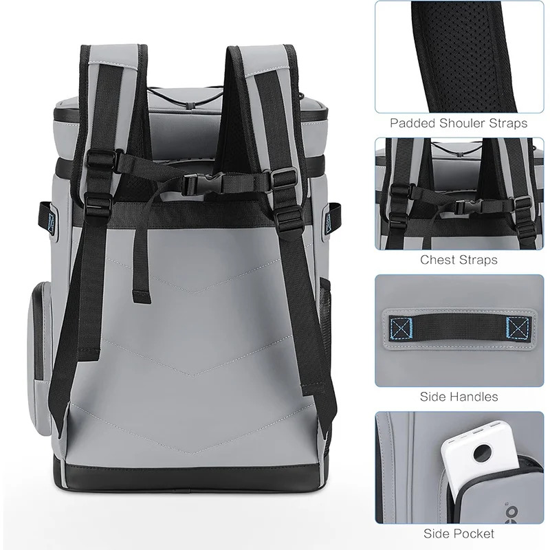 남녀공용 30L 방수 단열 쿨러 백팩, 캠핑, 해변,  - Fishing Equipment Bag 리뷰 및 가격