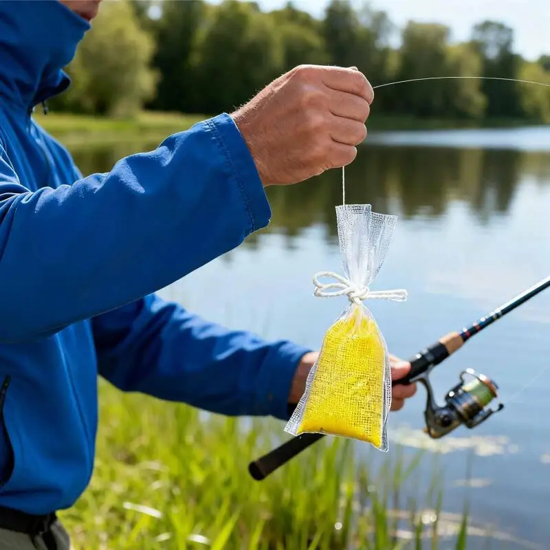 50-200pcs/lot 잉어 낚시용 PVA 가방 잉어 - Fishing Equipment Bag 리뷰 및 가격