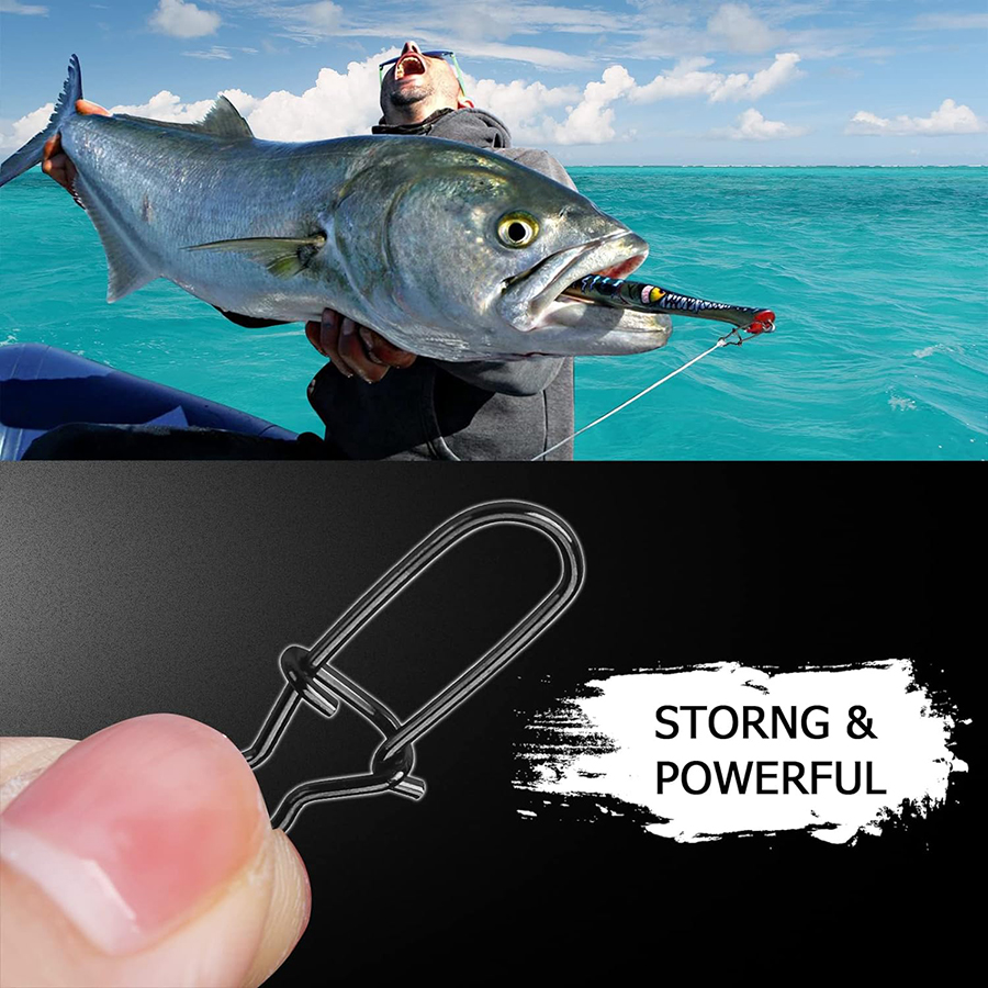 50Pcs 크랭크베이트 스냅 스테인레스 스틸 듀오 잠금 - Fishing Equipment Carp 리뷰 및 가격