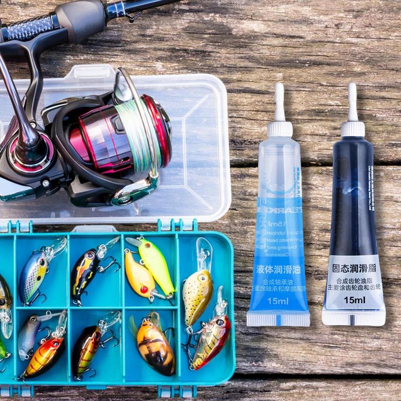 낚시 릴 유지 보수 오일 및 그리스 베어링 윤활유 기어 - Fishing Gear 리뷰 및 가격