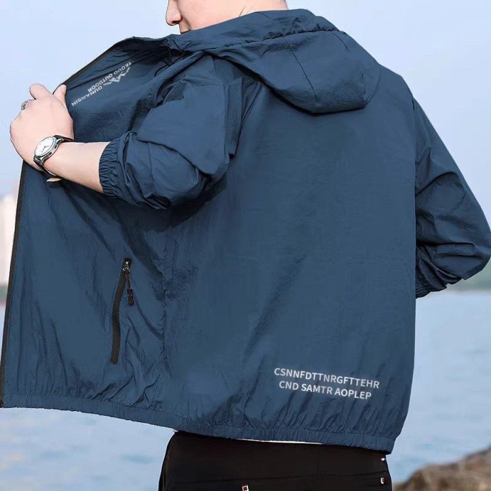 남성 여름 자외선 차단 재킷 얇은 아이스 실크 후드티  - Fishing Gear 리뷰 및 가격