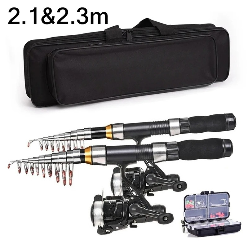 브라브맥 2.1/2.3m 텔레스코픽 낚싯대 릴 콤보 풀 - Fishing Equipment Bag 리뷰 및 가격